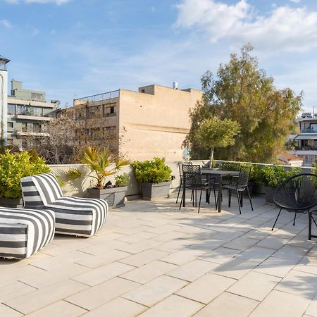 85 Sqm In The Heart Of Athens Shared Rooftop Deck Ngoại thất bức ảnh