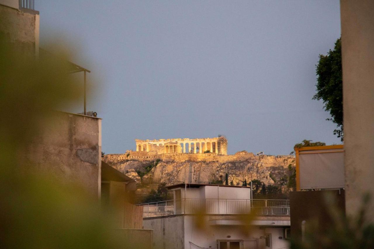 85 Sqm In The Heart Of Athens Shared Rooftop Deck Ngoại thất bức ảnh